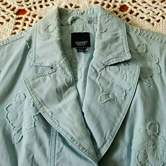 Floral Appliqué Blazer - Picture 3 of 13